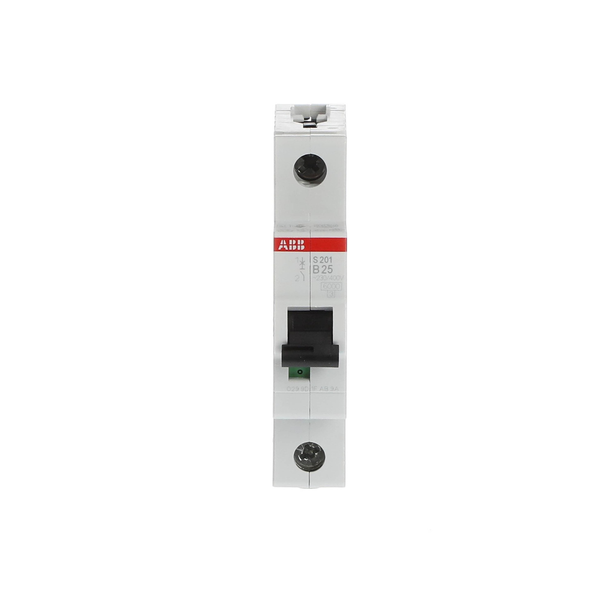 Interruptor automático 1x25A 10kA curva B S200 2CDS251001R0255 ABB — ABB