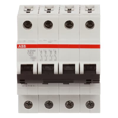 Interruptor automático 4x63A 15kA 2CDS274001R0634 ABB — ABB