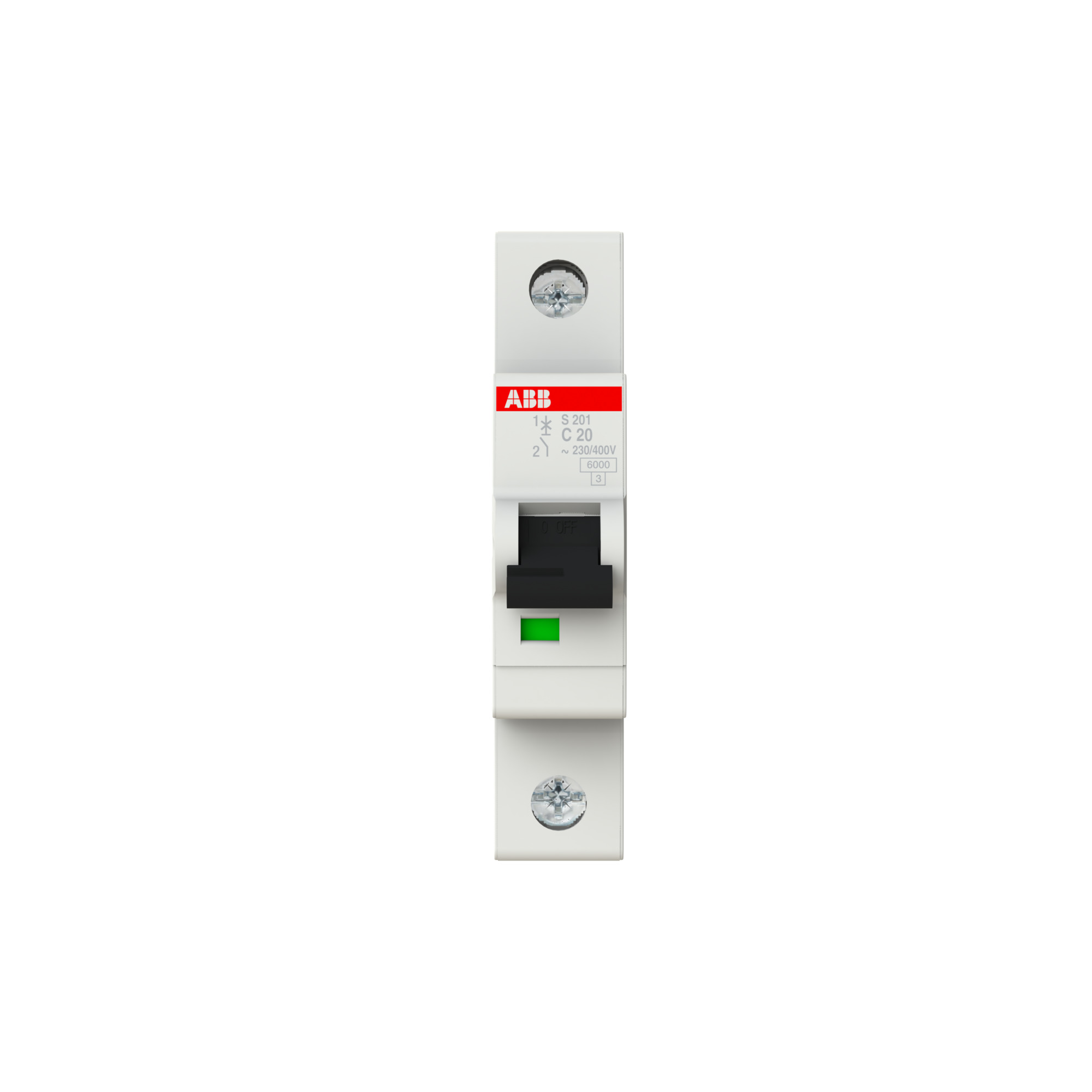 Interruptor automático 1x20A 10kA curva C S200 2CDS251001R0204 ABB — ABB