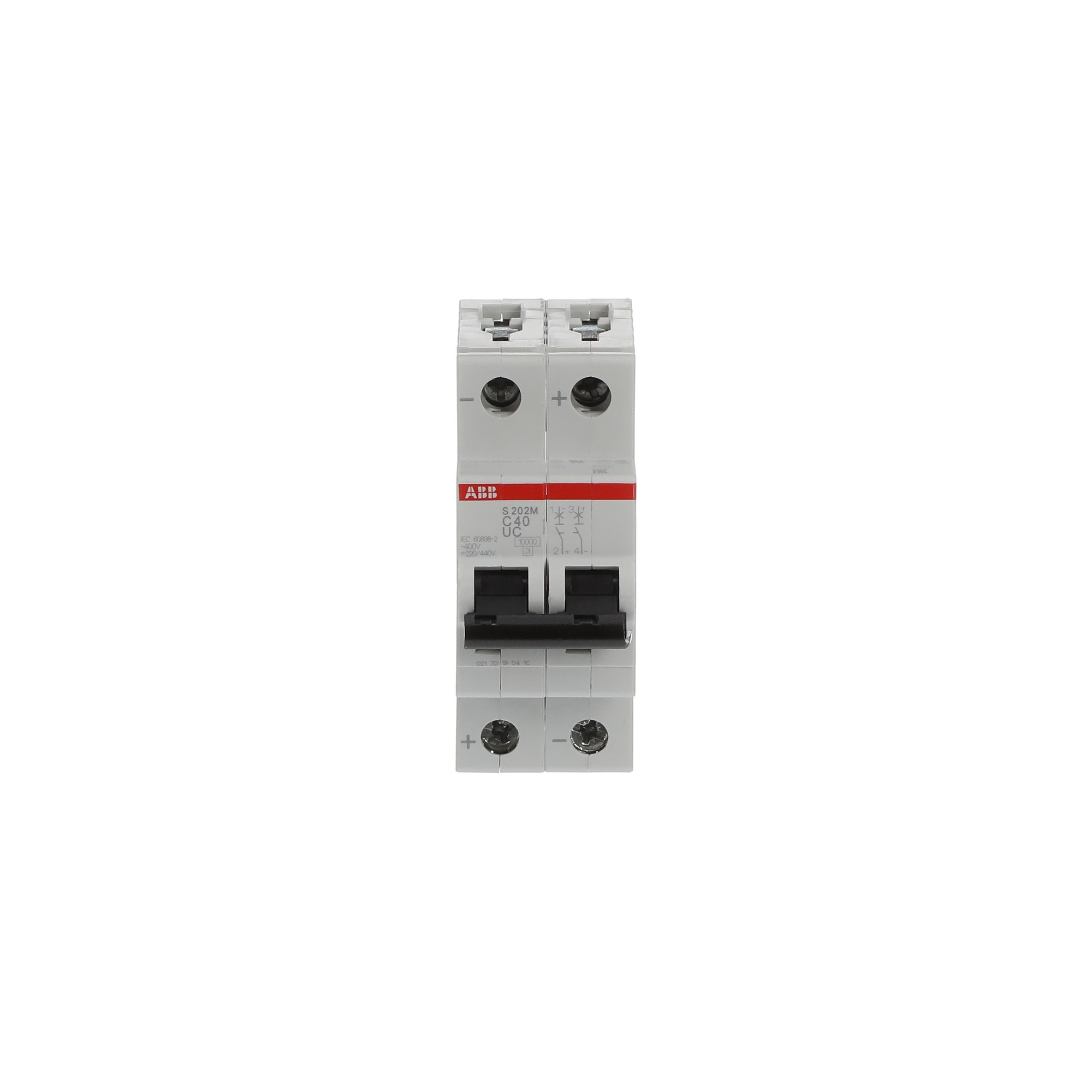 Interruptor automático 2x40A 10kA curva C 2CDS272061R0404 ABB — ABB