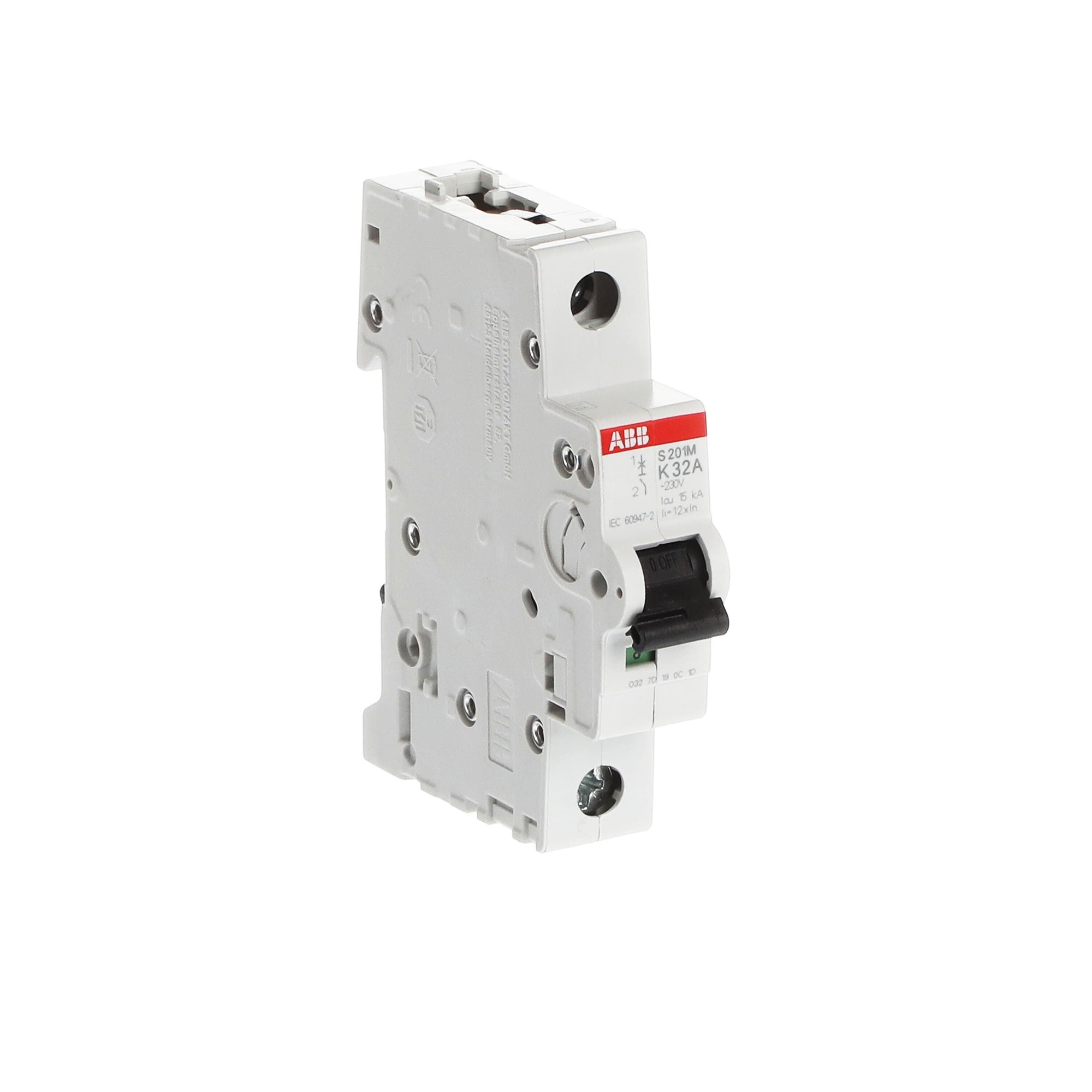 Interruptor automático 1x32A 15kA curva K 2CDS271001R0537 ABB — ABB