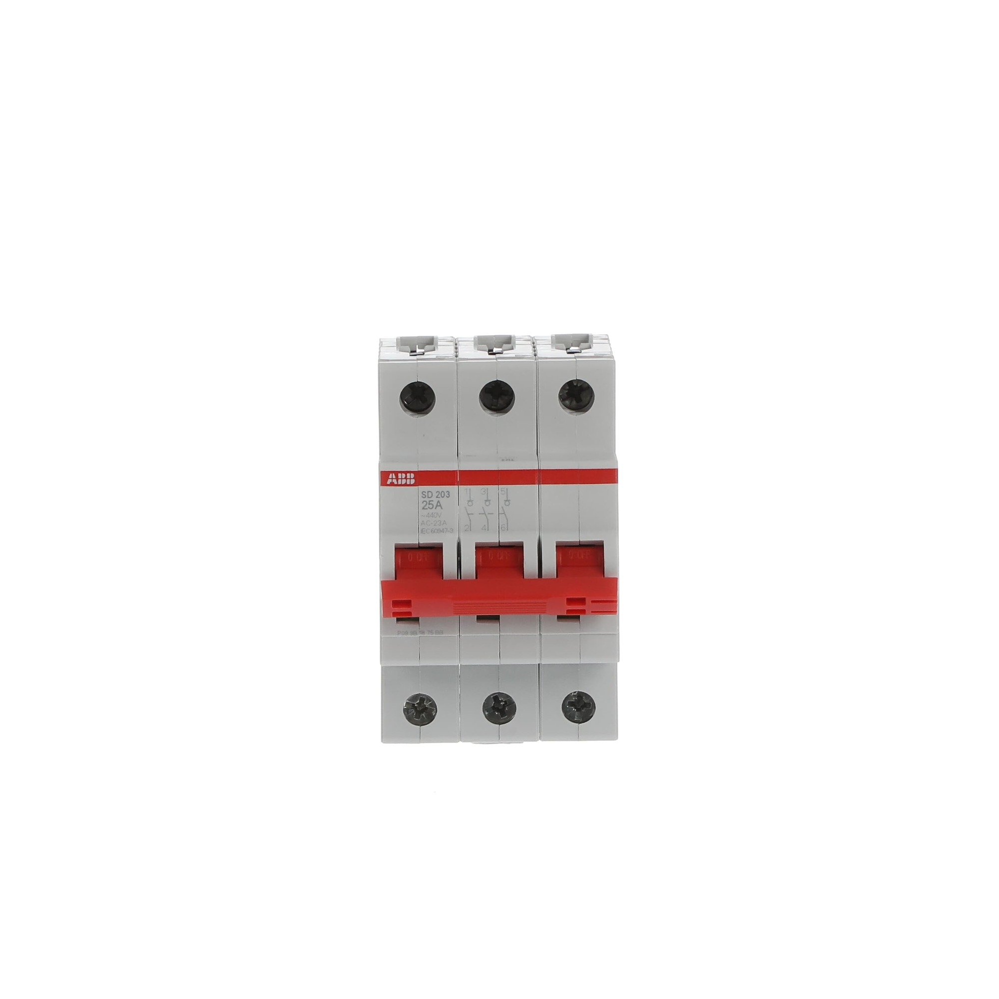 Interruptor SECCIONADOR 3x25A SD200 2CDD283101R0025 ABB — ABB