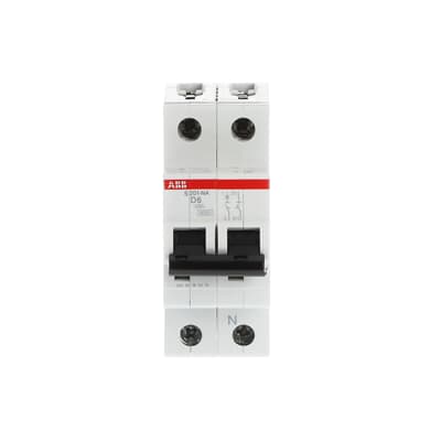 Interruptor automático 1x6A 10kA curva D S200 2CDS251103R0061 ABB — ABB