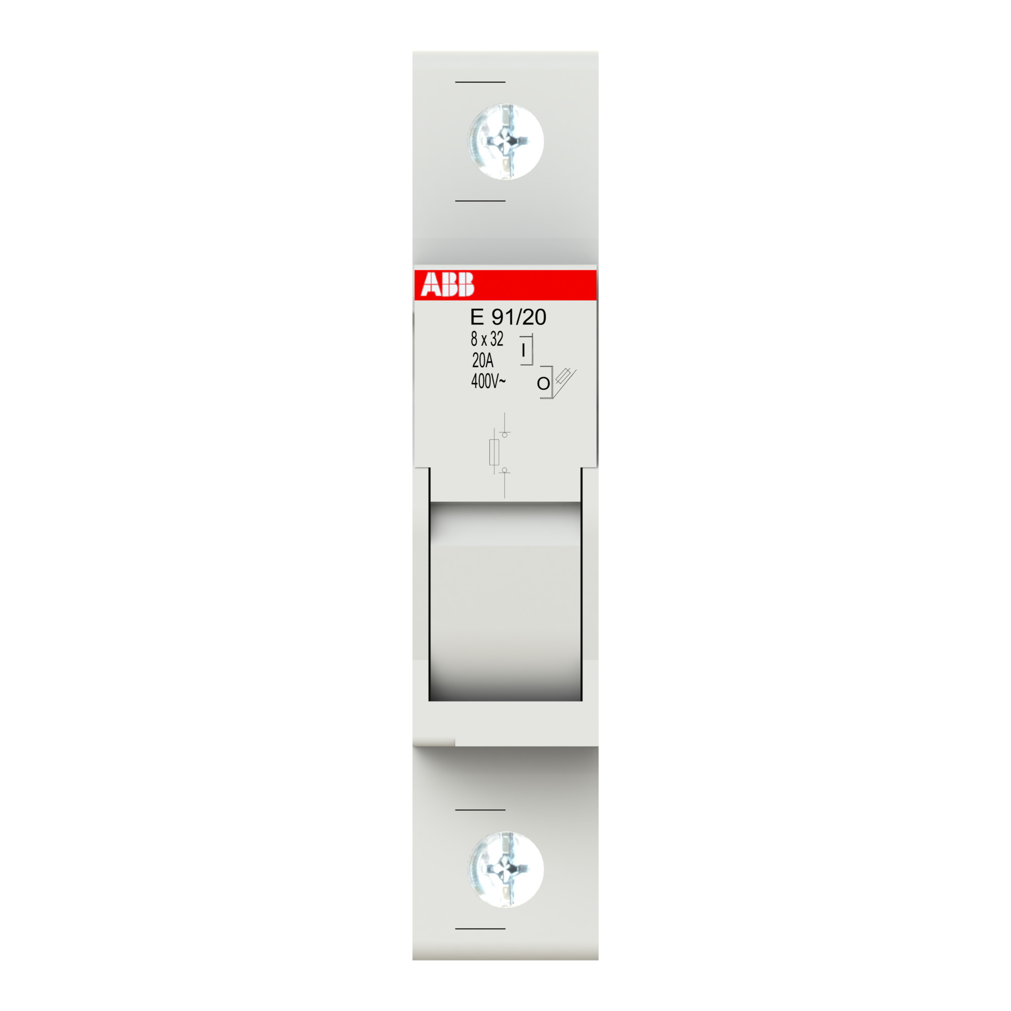 Portafusible 1P 20A 8.5x31.5mm 400V E91/20 2CSM200983R1801 — ABB — ABB