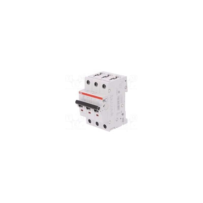 Interruptor automático 3x2A 10kA curva C S200 2CDS253001R0024 ABB — ABB