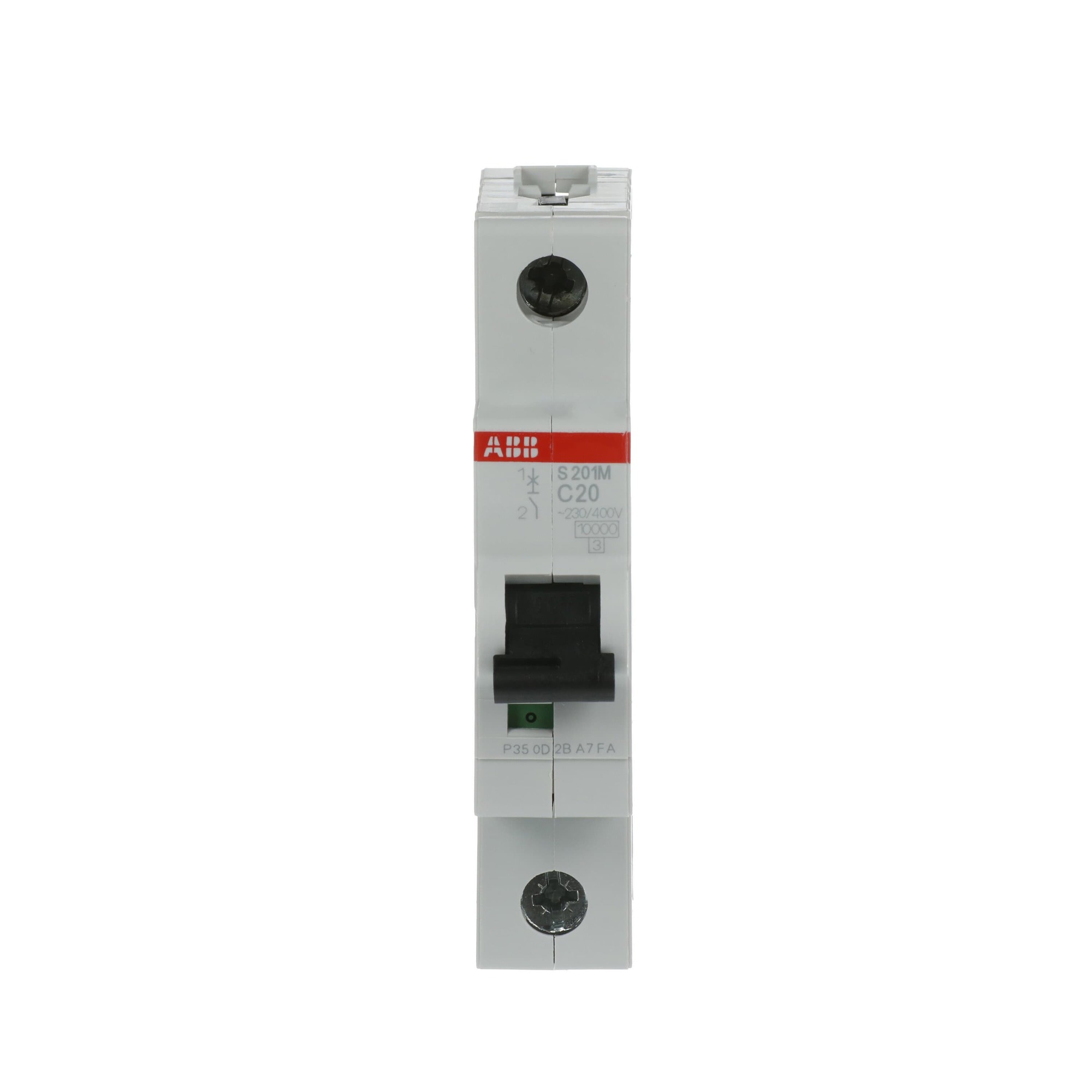 Interruptor automático 1x20A 15kA curva C 2CDS271001R0204 ABB — ABB