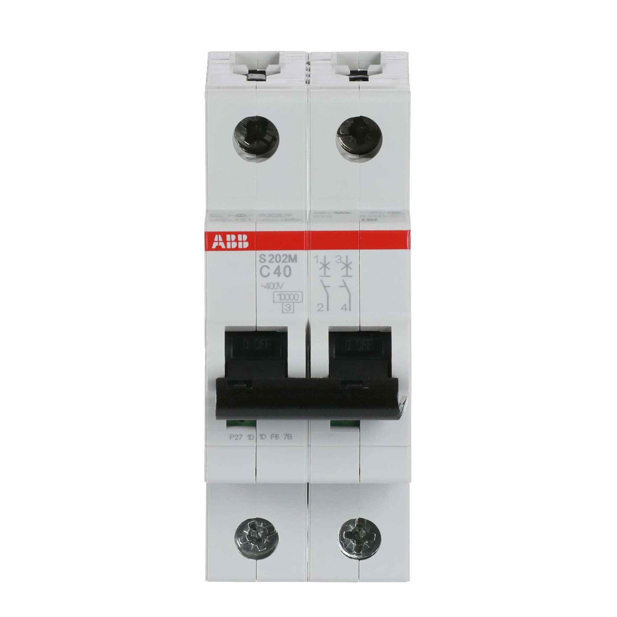 Interruptor automático 2x40A 15kA curva C 2CDS272001R0404 ABB — ABB