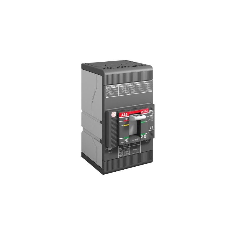 Interruptor caja moldeada 160A 36kA XT1 — Regulable 1SDA067418R1 ABB — ABB
