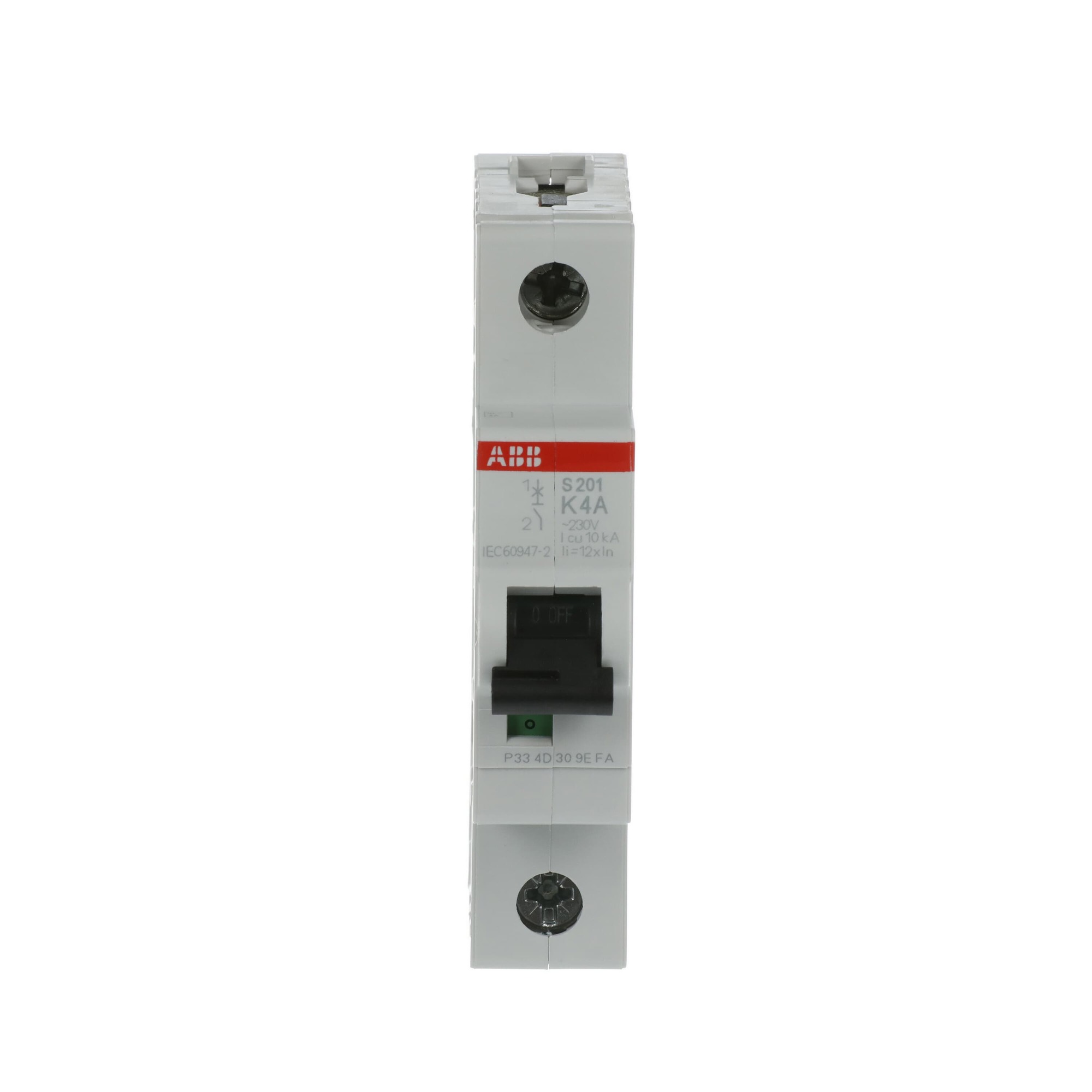 Interruptor automático 1x4A 10kA curva K S200 2CDS251001R0337 ABB — ABB