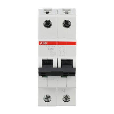 Interruptor automático 1x20A 10kA curva C S200 2CDS251103R0204 ABB — ABB