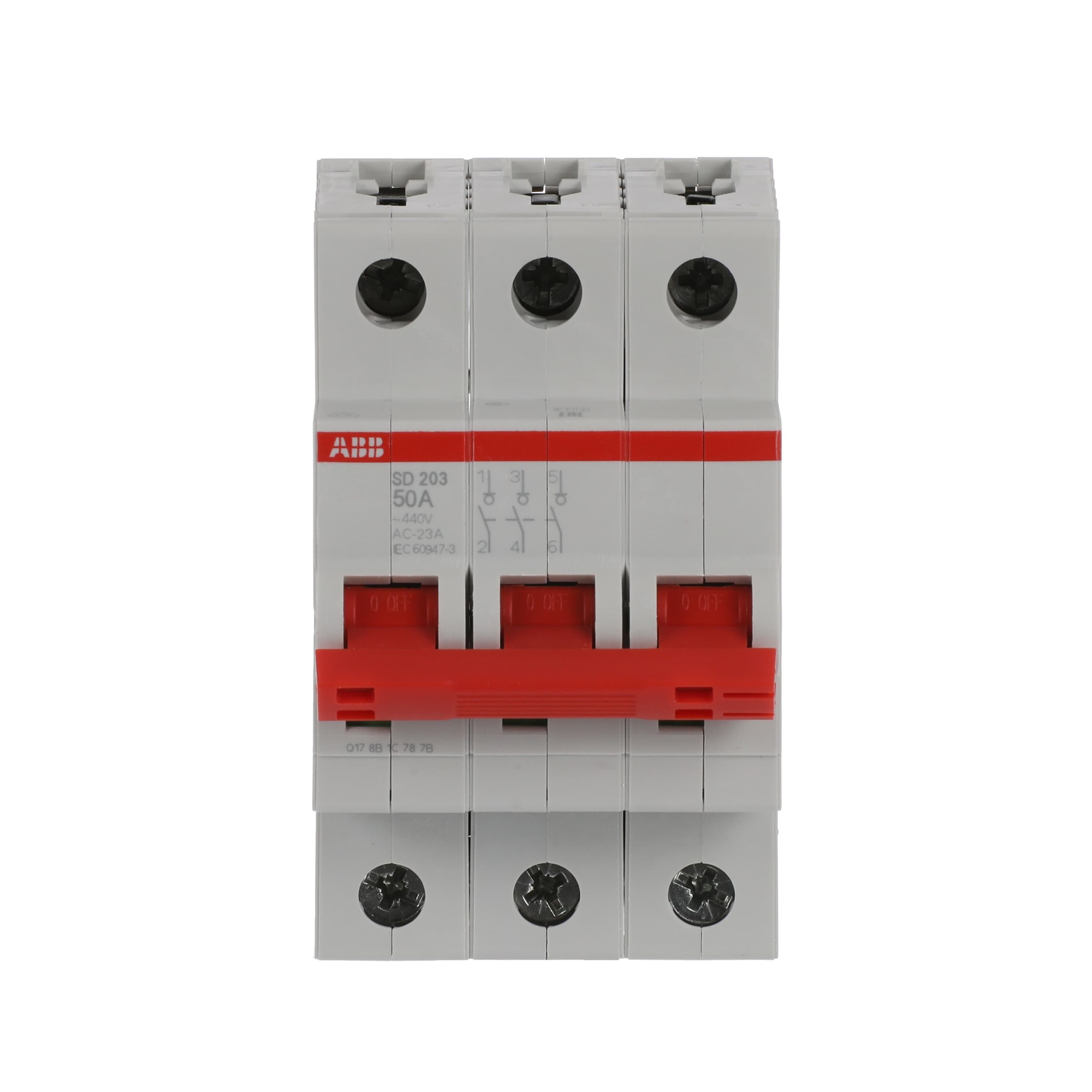 Interruptor SECCIONADOR 3x50A SD200 2CDD283101R0050 ABB — ABB