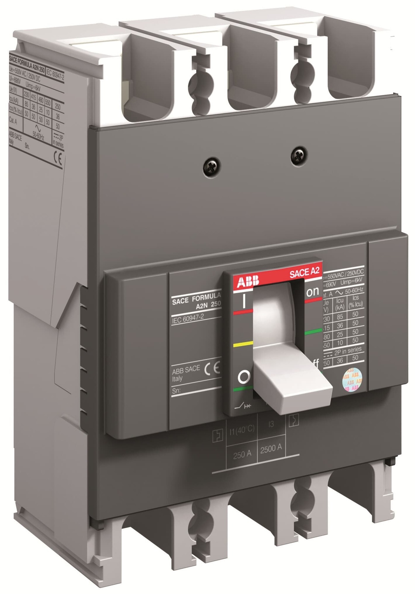 Interruptor caja moldeada 160A 18kA — Regulable 1SDA066549R1 ABB — ABB