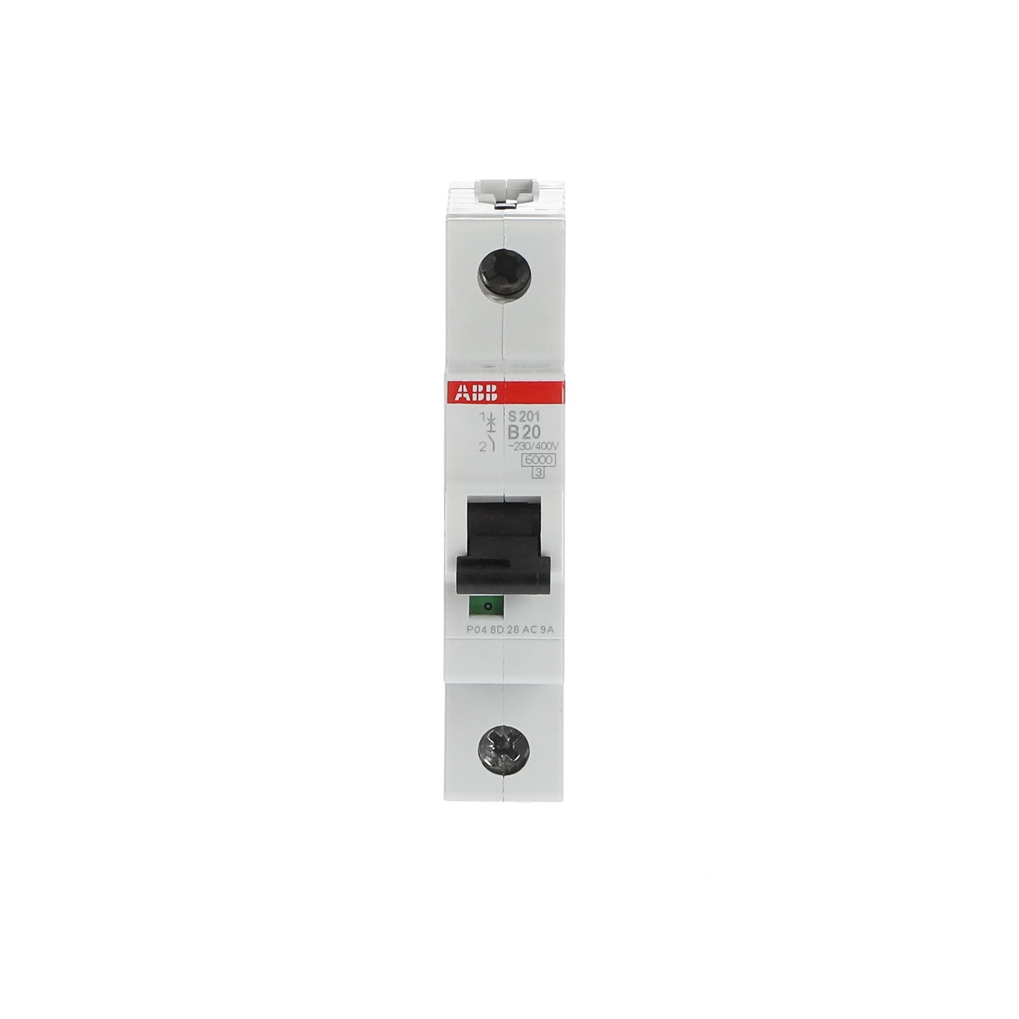 Interruptor automático 1x20A 10kA curva B S200 2CDS251001R0205 ABB — ABB