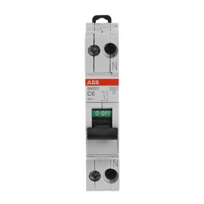 Interruptor automático 1x6A curva C 2CSS255101R0064 ABB — ABB