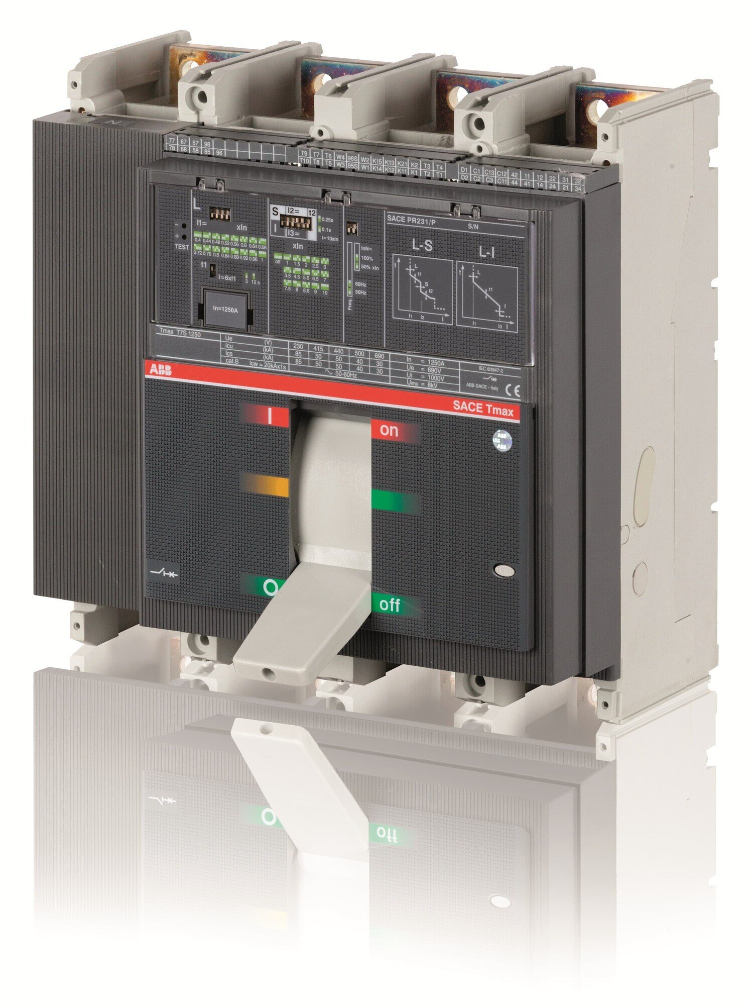 Interruptor caja moldeada 4x1250A 50kA 1SDA062874R1 ABB — ABB