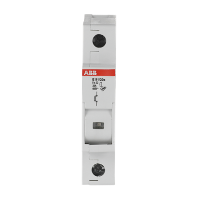 Porta Fusible E91/20S 400V 1P 20A 8.5x31.5mm 2CSM202423R1801 — ABB — ABB