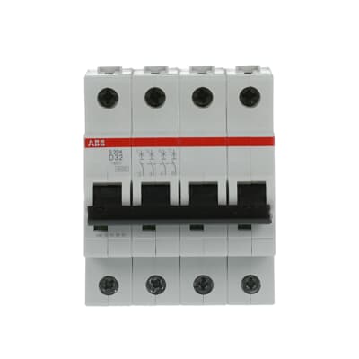 Interruptor automático 4P 6kA curva D 2CDS254001R0321 ABB — ABB