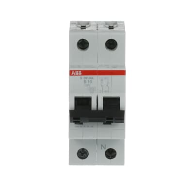 Interruptor automático 1x16A 10kA curva B 2CDS251103R0165 ABB — ABB