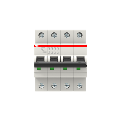 Interruptor automático 4P 15kA curva D 2CDS274001R0061 ABB — ABB