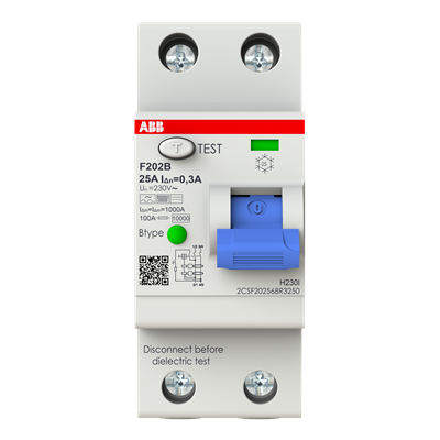 Diferencial 2x25 300mA Tipo B / F202B 2CSF202568R3250 — ABB — ABB