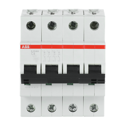 Interruptor automático 4x4A 15kA 2CDS274001R0044 ABB — ABB