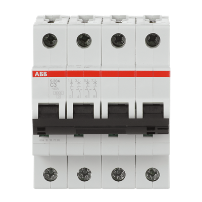 Interruptor automático 4x3A 10kA 2CDS254001R0034 ABB — ABB