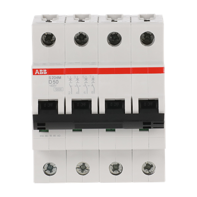 Interruptor automático 4P 15kA curva D 2CDS274001R0501 ABB — ABB