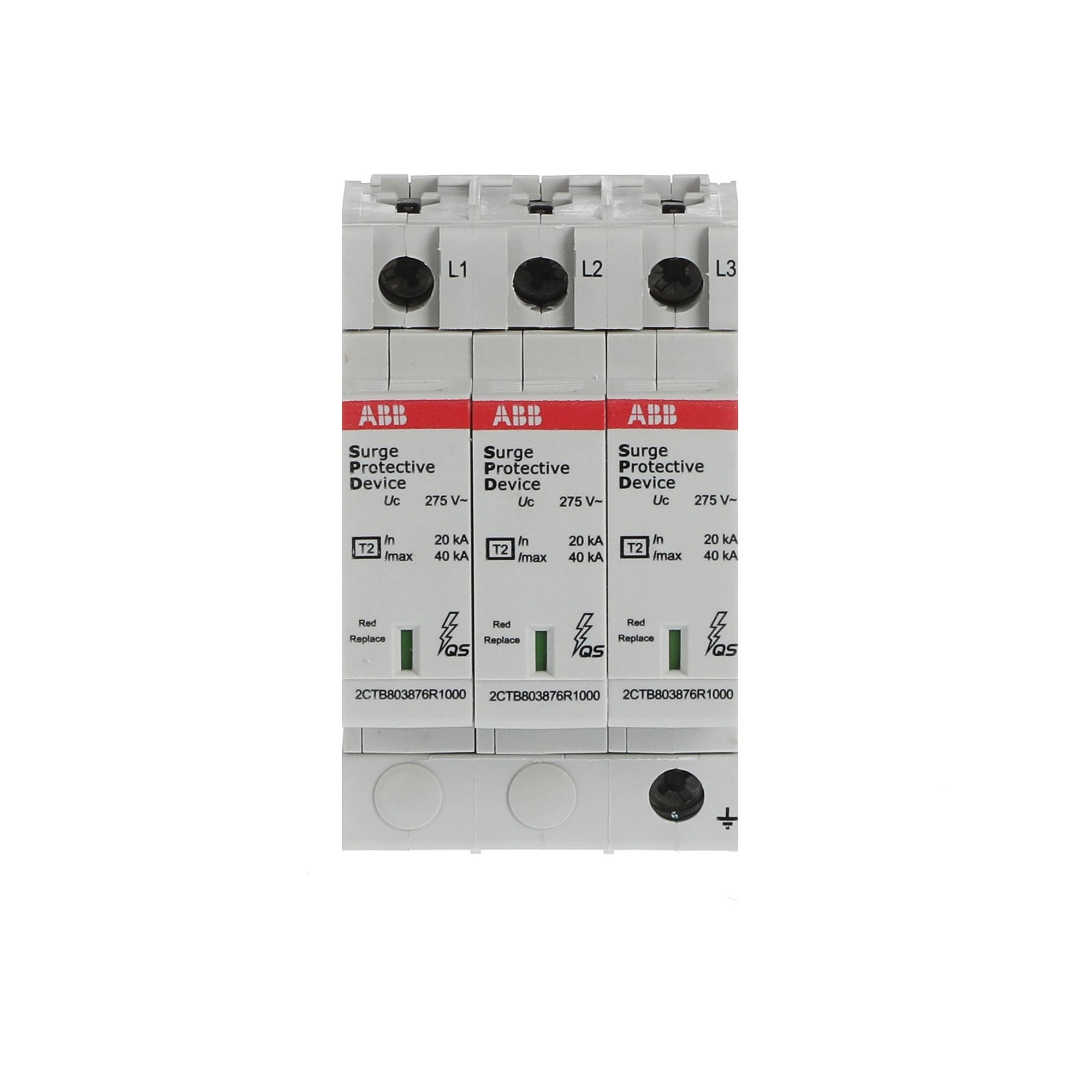 Indicador sobre Tension 3P 40kA Tipo 2 2CTB803873R2400 — ABB — ABB