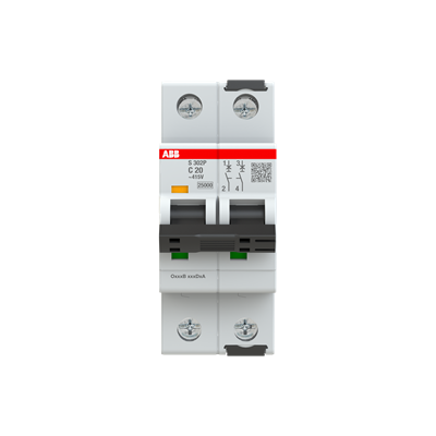 Interruptor automático 2P curva C 2CDS382001R0204 ABB — ABB