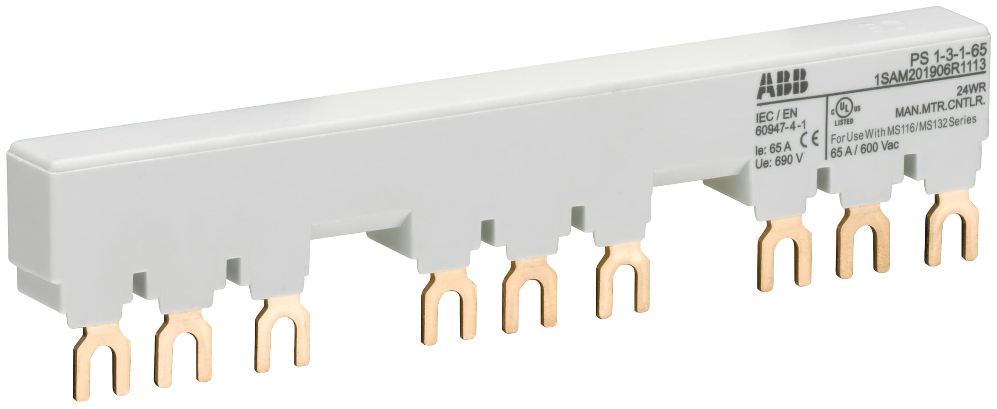 Puente Trifasico 65A para MS116/MS132 1SAM201906R1113 — ABB — ABB