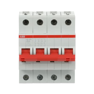 Interruptor Seccionador 25A 4P SD204/25 2CDD284101R0025 — ABB — ABB