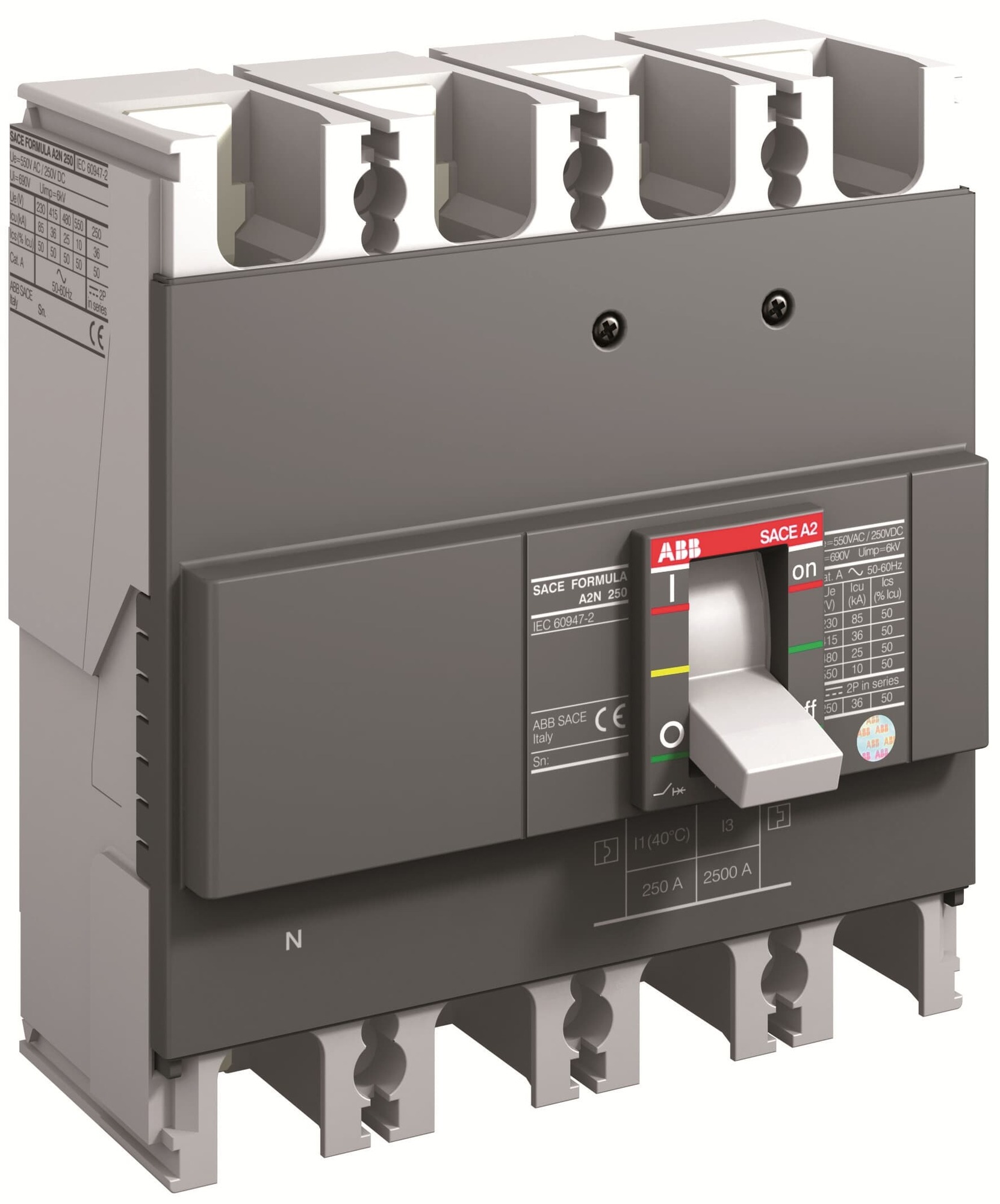Interruptor caja moldeada 250A 25kA 1SDA066792R1 ABB — ABB