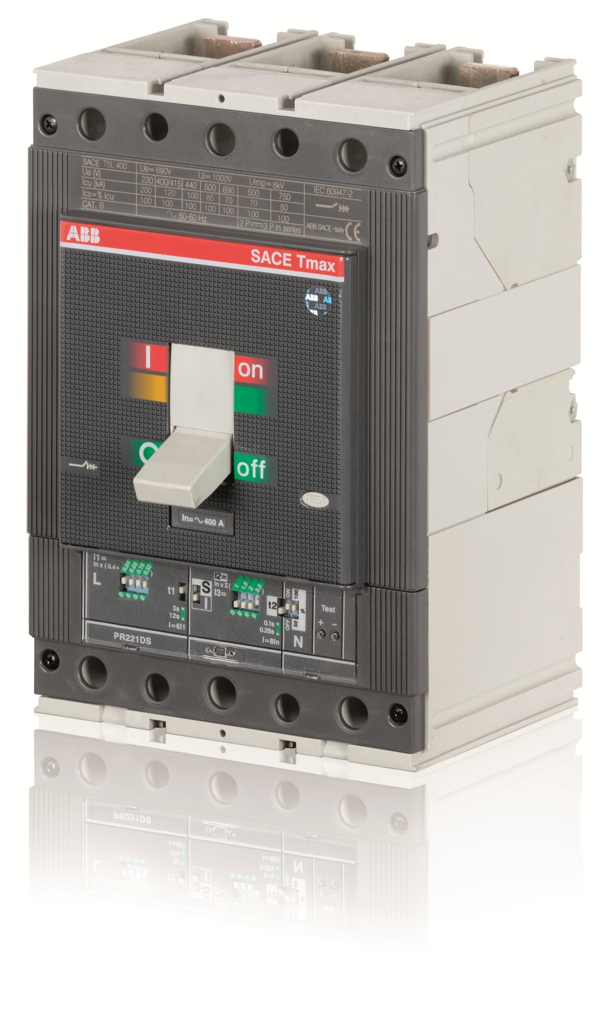 Interruptor caja moldeada 3x630A 50kA — Regulable 1SDA054404R1 ABB — ABB