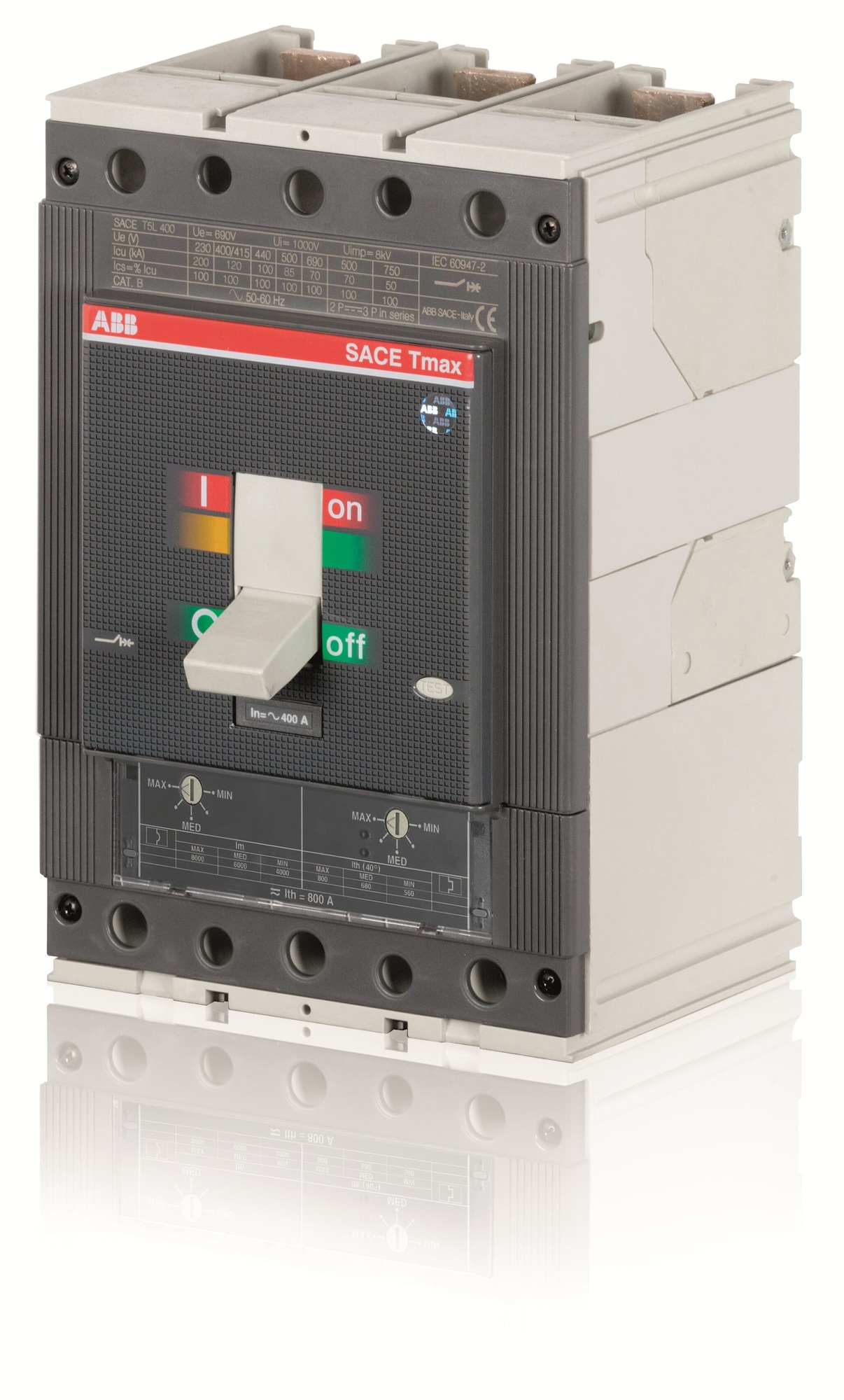 Interruptor caja moldeada 3x400A 36kA 1SDA054437R1 ABB — ABB