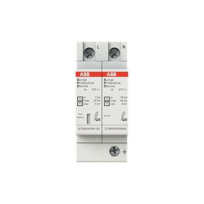 Protector de Sobretension Tipo 2+3 1P+N 20kA 2CTB803972R1200 — ABB — ABB