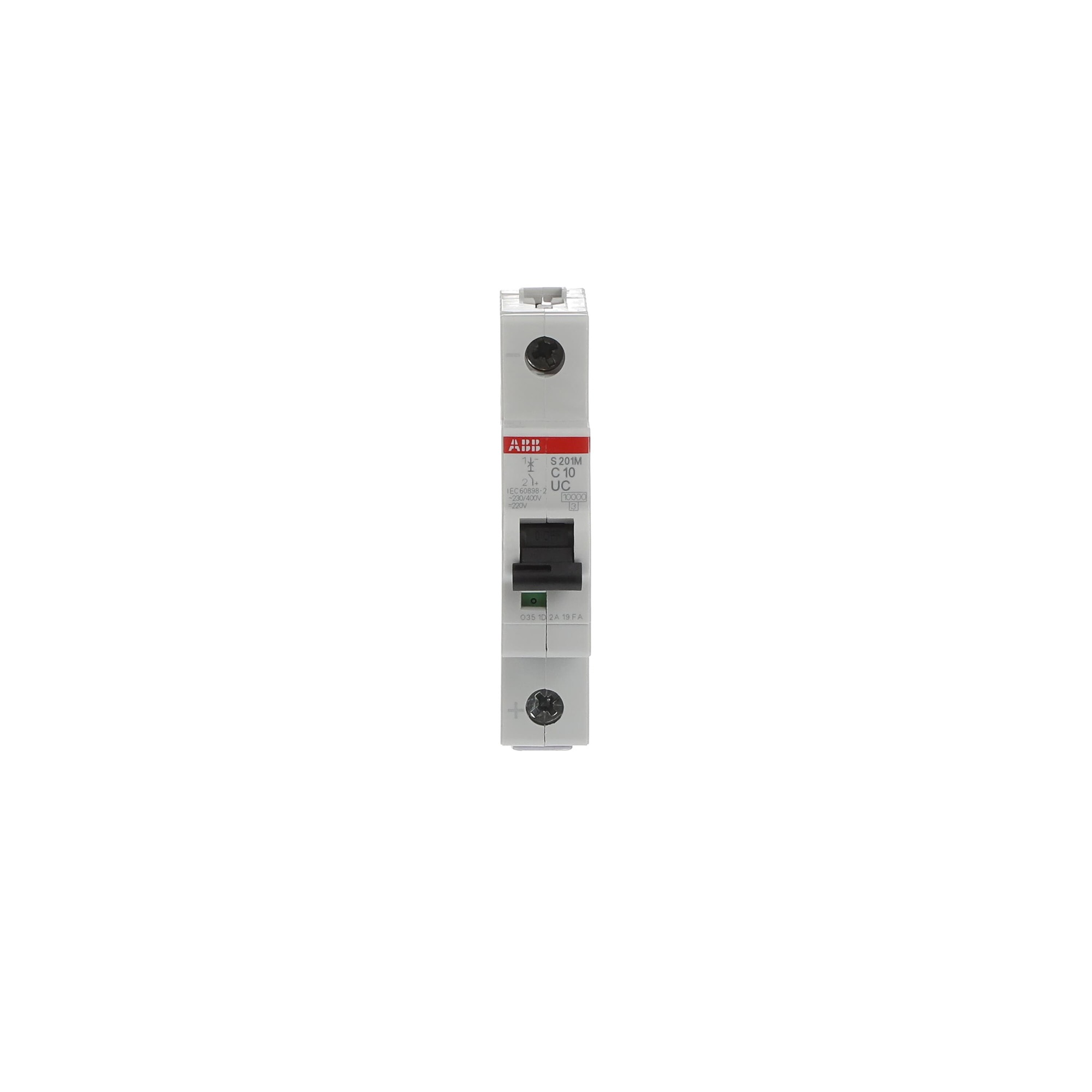 Interruptor automático 1x10A 10kA curva C 2CDS271061R0104 ABB — ABB