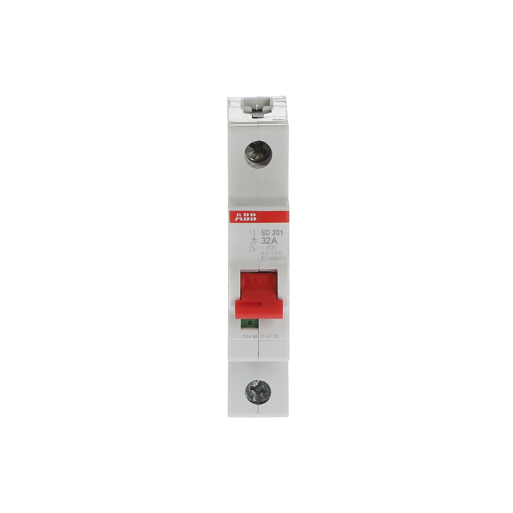 Interruptor SECCIONADOR 1x32A SD200 2CDD281101R0032 ABB — ABB