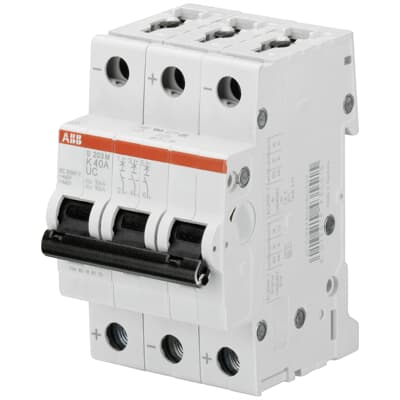 Interruptor automático 3x0.75A 10kA curva K 2CDS273061R0187 ABB — ABB