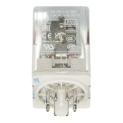 Relé CAPSULADO UNIVERSAL C/LED 8 PINES 2NANC CONTROL 24V DC CR-U024DC2L 1SVR405621R1100 ABB — ABB