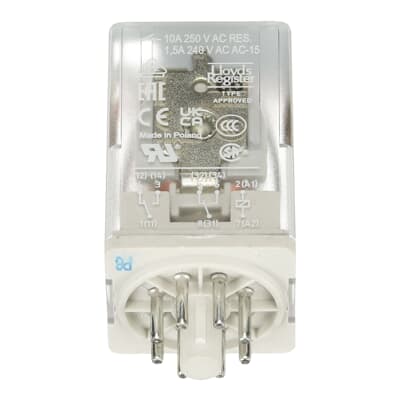 Relé CAPSULADO UNIVERSAL C/LED 8 PINES 2NANC CONTROL 230V AC CR-U230AC2L 1SVR405621R3100 ABB — ABB