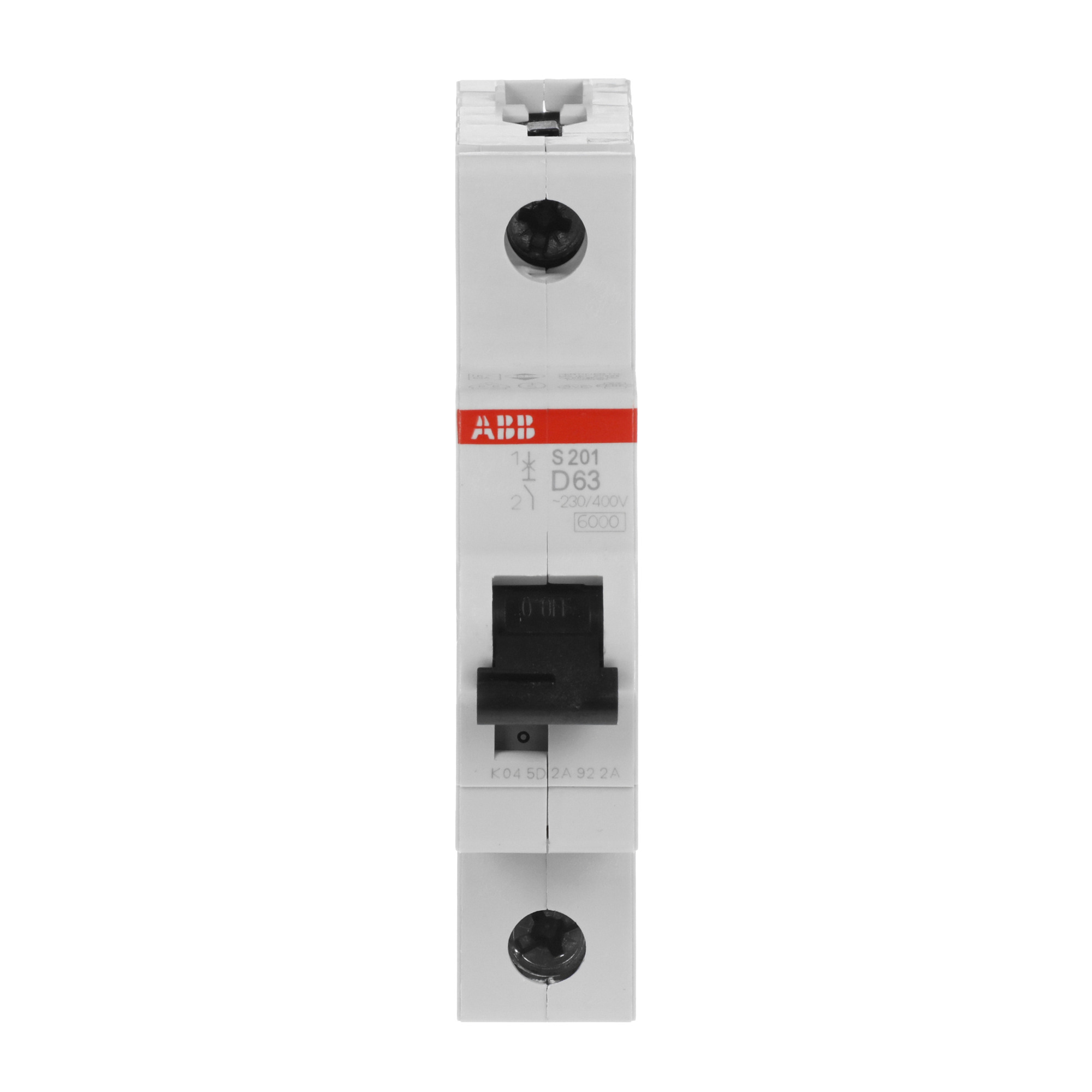 Interruptor automático 1x63A 10kA curva D S200 2CDS251001R0631 ABB — ABB