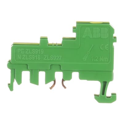 Terminal PE 10mm² Para Socket Adicional Amarillo-verde ZLS919 (10UN) 2CCA183441R0001 — ABB — ABB