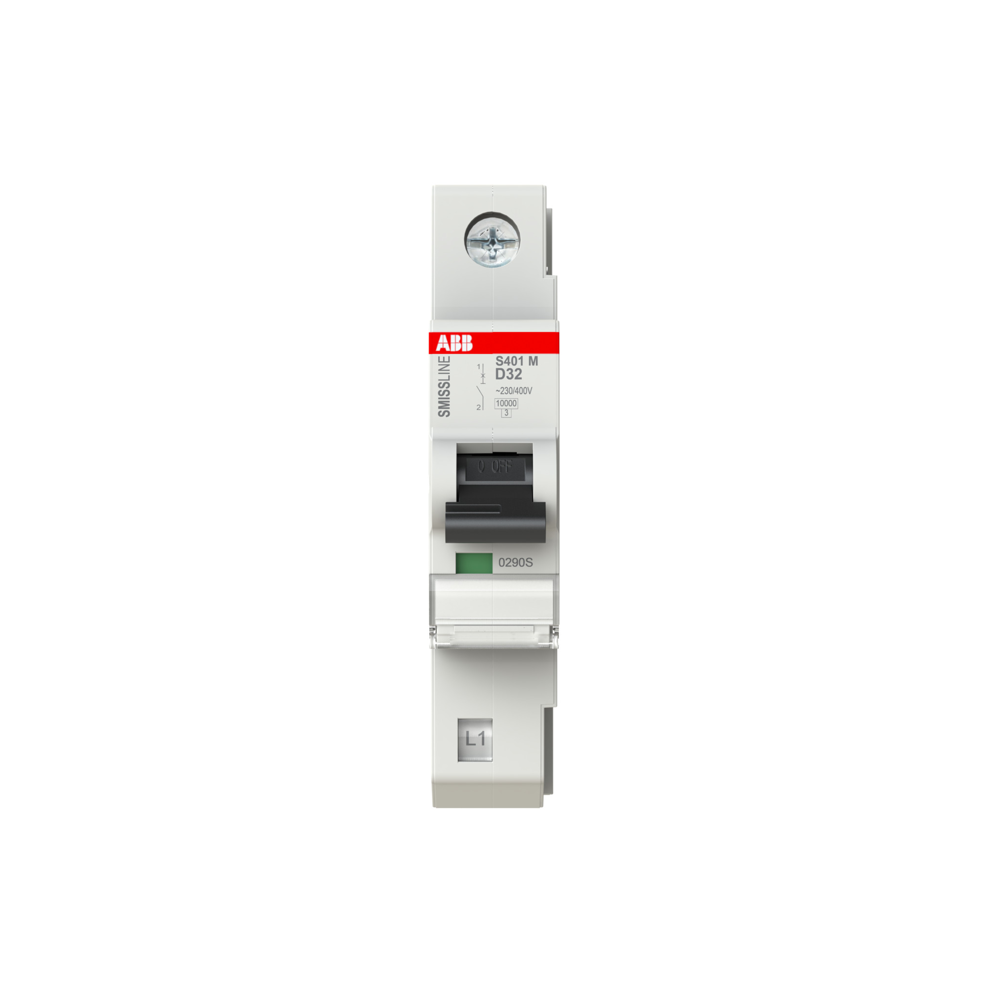 Interruptor automático 1x32A 10kA curva D 2CCS571001R0321 ABB — ABB