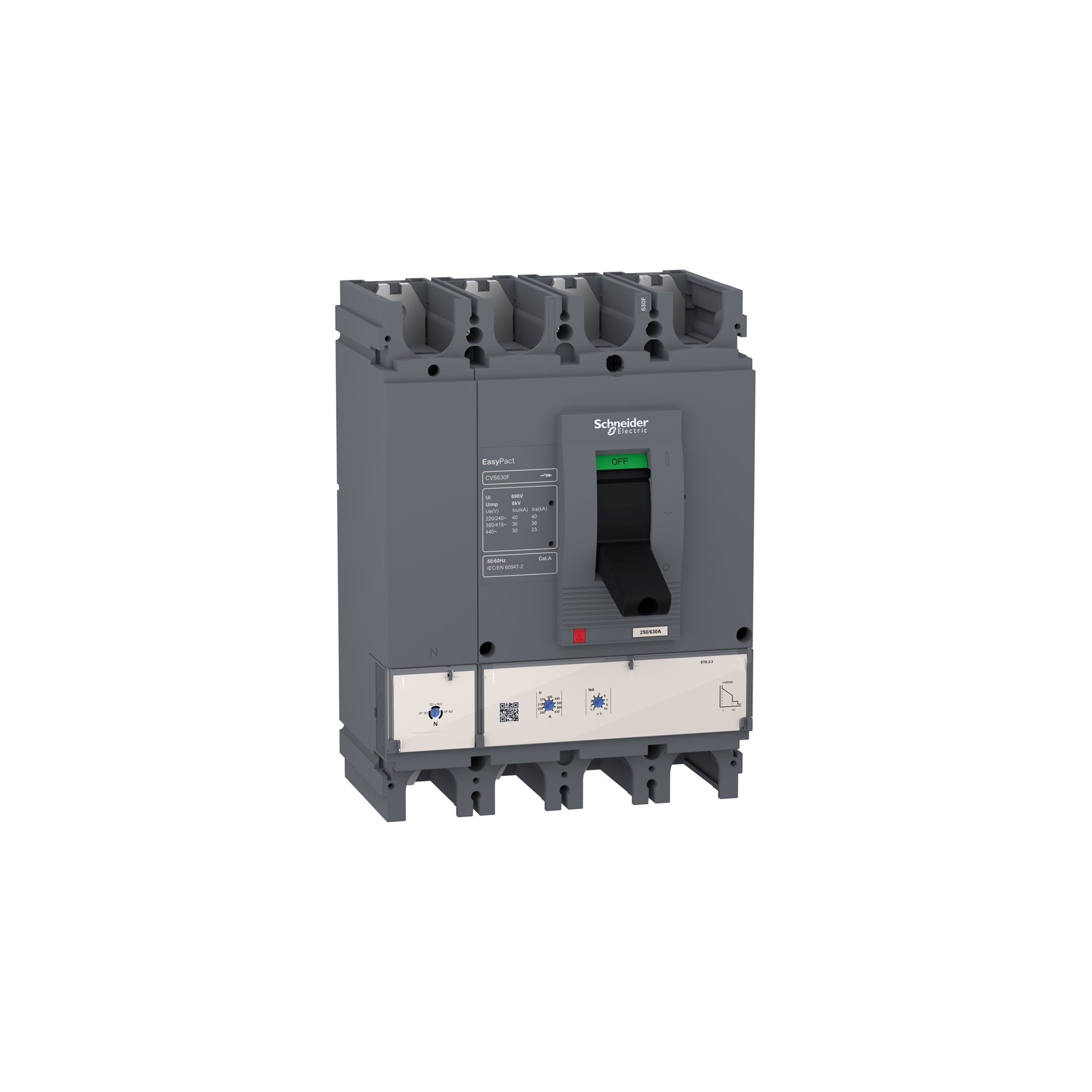 Interruptor Automático Caja Moldeada 4P 36kA 380/415VAC LV563506 — Schneider Electric — Schneider Electric