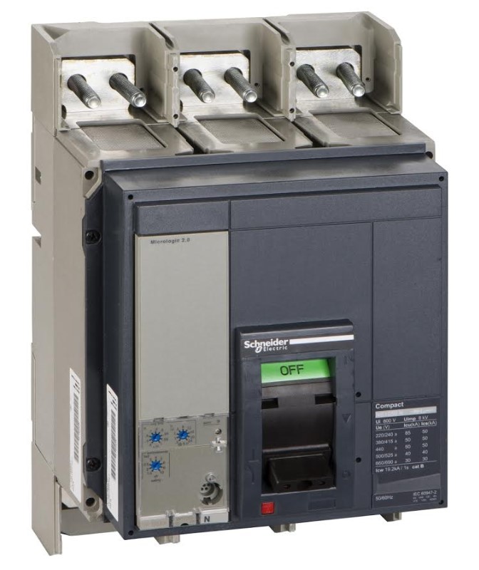 Interruptor Ns 3P 1250A 50kA 380V Micrologic 2.0 Regulable Fijo CHL33478M220VAC — Schneider Electric — Schneider Electric