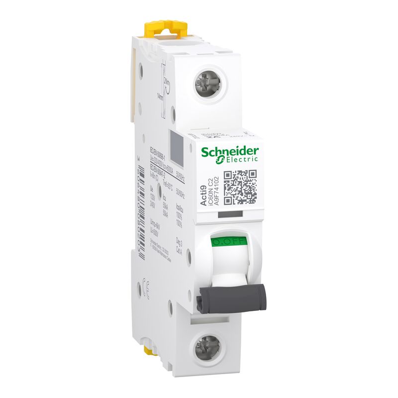 Interruptor automático 1x2A Acti9 A9F74102 Schneider — Schneider Electric