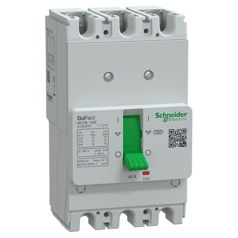Interruptor caja moldeada 3x40A 15kA G12E3F40 Schneider — Schneider Electric