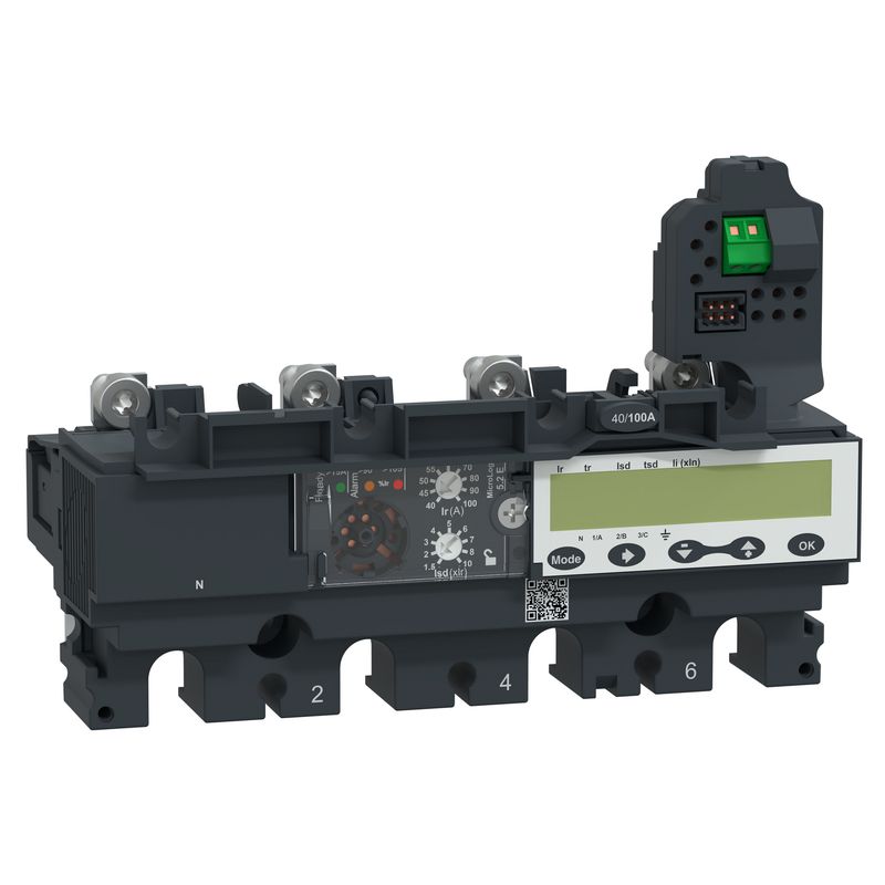 Unidad de control MicroLogic 5.2E interruptor NSX 100A 4P4D C1045E100 — Schneider Electric — Schneider Electric