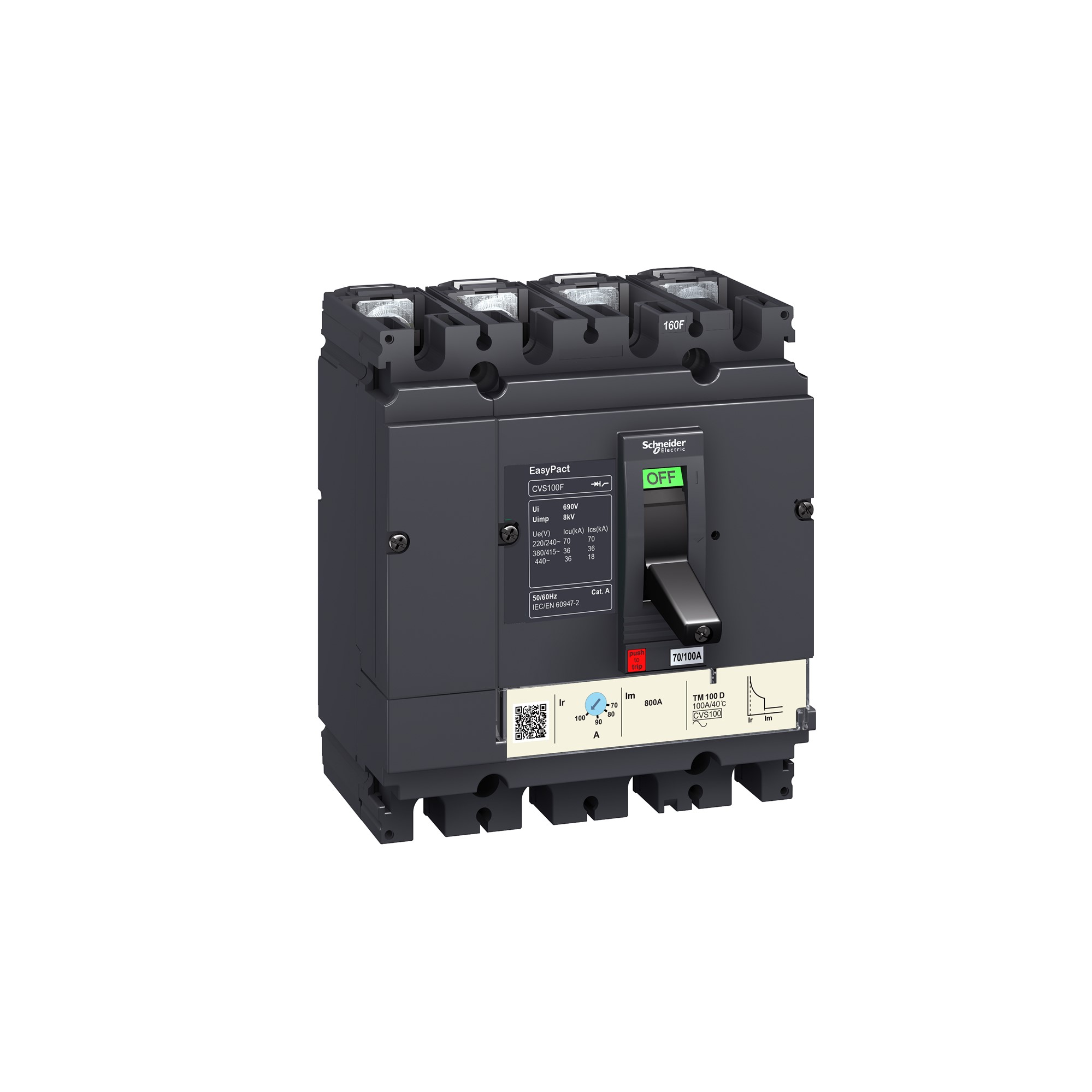 Interruptor caja moldeada 4x16A 380V 36kA LV 51035059 Schneider — Schneider Electric