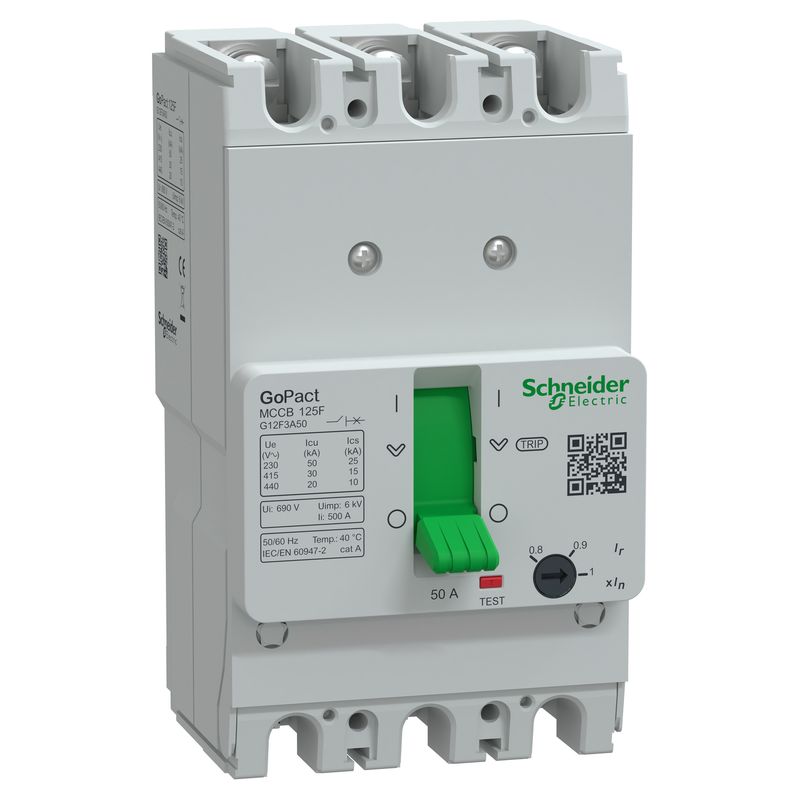 Interruptor caja moldeada 3x50A 30kA G12F3A50 Schneider — Schneider Electric